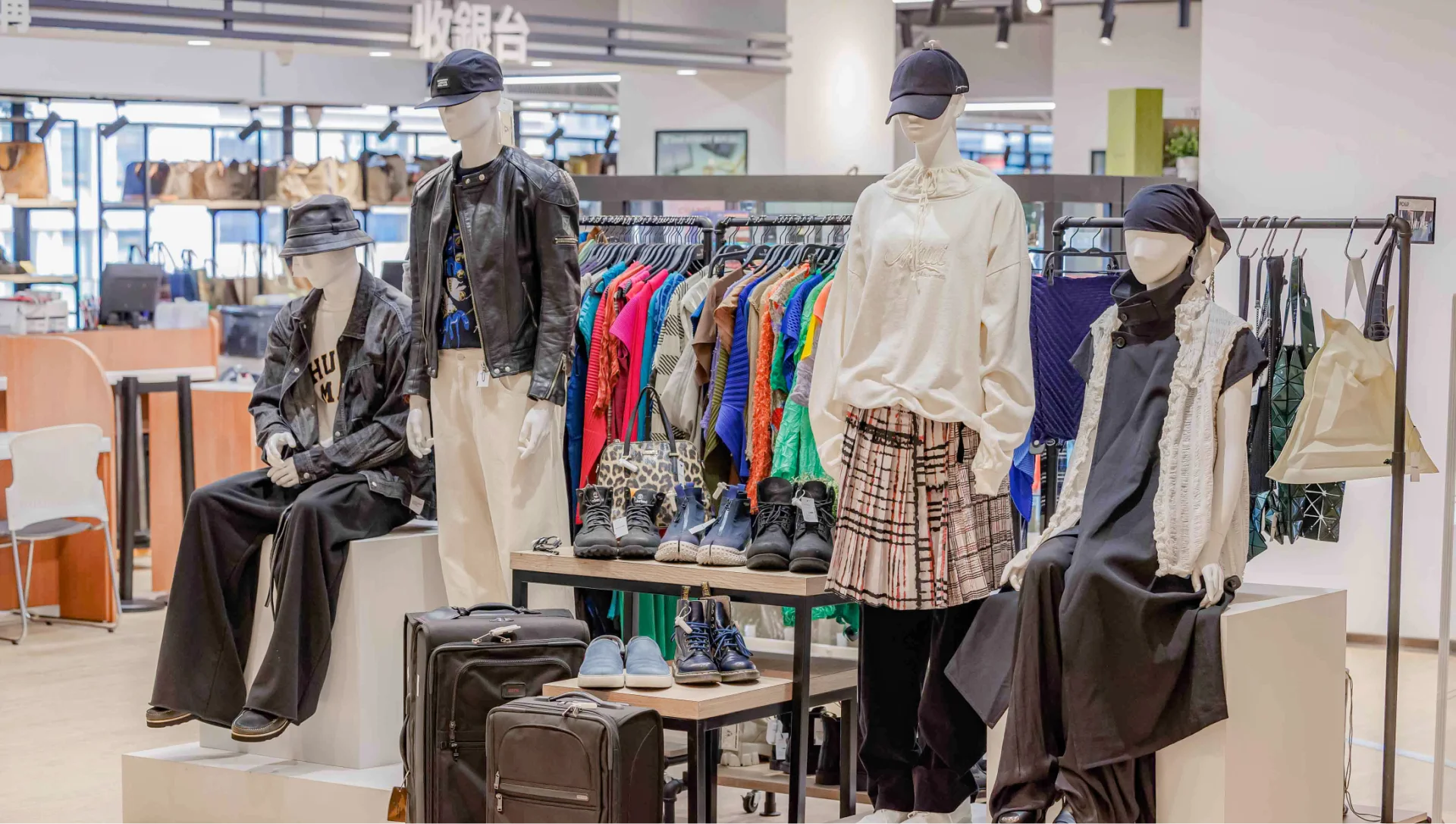 2nd STREET 店內服飾陳列與商品展示